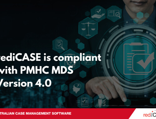 rediCASE is compliant with PMHC MDS Version 4.0